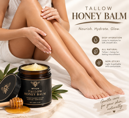 Beef Tallow & Honey Brightening Cream for Hydrated, Smooth & Glowing Skin