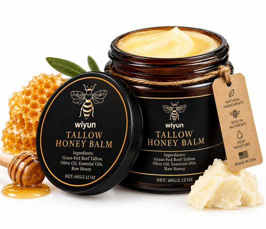 Beef Tallow & Honey Brightening Cream for Hydrated, Smooth & Glowing Skin